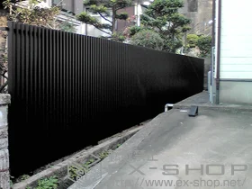 YKKAPのフェンス・柵 ビューテクトS2型 自由柱施工 施工例
