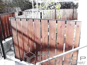 三協アルミのフェンス・柵 コレット2型 フリー支柱タイプ 施工例