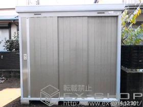 イナバの物置・収納・屋外倉庫 ネクスタ 一般型(NXN-40S)＋小窓パネル（KN-S）×1＋別売り棚板 施工例