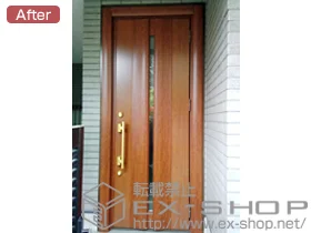 LIXIL リクシル(トステム)の玄関ドア リシェント 500型 施工例