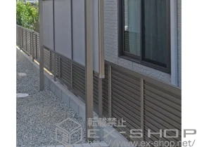 LIXIL リクシル(新日軽)のフェンス・柵 エクジスフェンスR5型 自在柱式 施工例