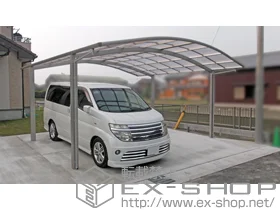YKKAPのカーポート レイナツインポートグラン　積雪〜20cm対応+屋根ふき材補強部品(2セット) 施工例