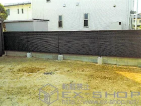 LIXIL リクシル(TOEX)のフェンス・柵 ライシスフェンス13型 フリーポールタイプ 施工例