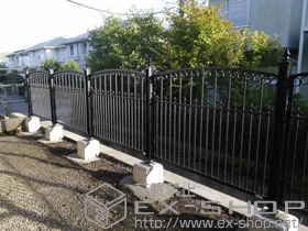 四国化成のフェンス・柵 ガーデニィフェンス3型 間仕切りタイプ 施工例