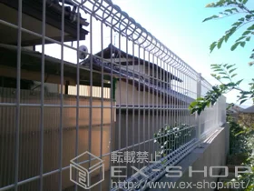 積水樹脂(セキスイ)のフェンス・柵 メッシュフェンス M0　間仕切りタイプ 施工例