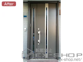 LIXIL リクシル(トステム)の玄関ドア リシェント D1型 施工例