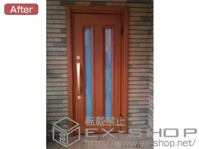 三協アルミの玄関ドア ラフォースR2玄関ドア 01型 断熱K4仕様 片開きドア一般仕様 施工例