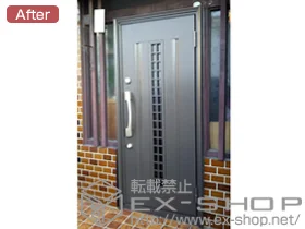 LIXIL リクシル(トステム)の玄関ドア リシェント S1型 片開き 施工例