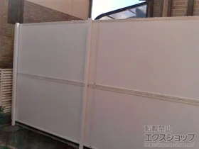 積水樹脂(セキスイ)のフェンス めかくし塀P型 高尺タイプ 施工例