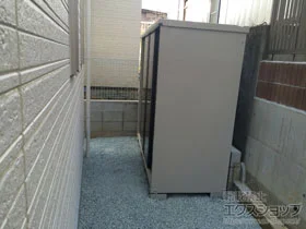 タクボの物置・収納・屋外倉庫 グランプレステージジャスト 2247×900×1900 施工例