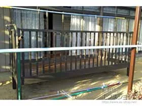 LIXIL リクシル(トステム)のバルコニー ビューステージFスタイル 単体 庭置き式 施工例