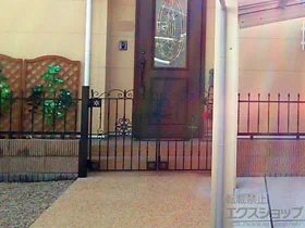 YKKAPの門扉 トラディシオン門扉3型 両開き 門柱使用+トラディシオン門扉3型 両開き 施工例