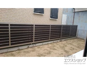 LIXIL リクシル(新日軽)のフェンス・柵 セレビューフェンス RP3型 自在柱式 施工例