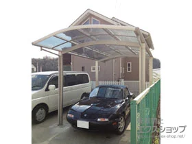 YKKAPのカーポート レイナワンポートグラン　積雪〜20cm対応＋屋根ふき材補強部品 1セット 施工例