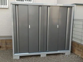 イナバの物置・収納・屋外倉庫 シンプリー 一般型（MJX-199D-PG）＋オプション 施工例
