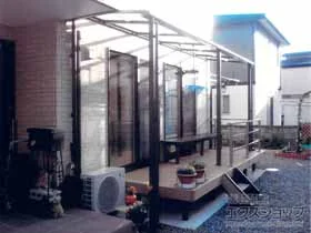 イナバの物置・収納・屋外倉庫 断熱物置 ネクスタプラス 扉タイプ 多雪地型 3580×2630×2375 NXP-94HT-MG 施工例