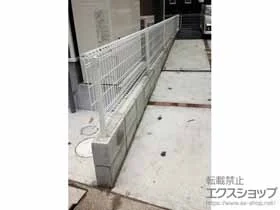 四国化成のフェンス・柵 ニュー・プロメッシュ 1F型（自由柱タイプ） 施工例