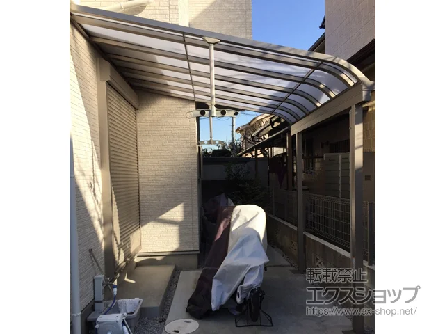 LIXIL(リクシル)のテラス屋根 スピーネ R型 テラスタイプ 単体 積雪〜20cm対応 施工例