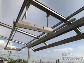 LIXIL(リクシル)のバルコニー屋根 スピーネ R型 屋根タイプ 単体 積雪〜20cm対応 施工例