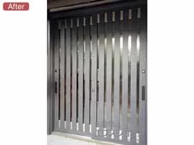 LIXIL リクシル(トステム)の玄関ドア リシェント玄関引戸 PG仕様 2枚建戸 ランマ無 15型(縦通し) 施工例