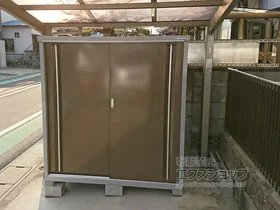 イナバの物置・収納・屋外倉庫 シンプリー 一般型 1520×755×1603 MJX-157D-TB 施工例