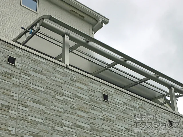 YKKAPのバルコニー屋根 ヴェクターテラス R型 屋根タイプ 単体 積雪〜20cm対応 施工例