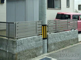四国化成のフェンス・柵 クレディフェンス 11型 自由支柱 施工例