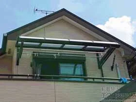 LIXIL リクシル(トステム)のバルコニー屋根 パワーアルファ RB型 ルーフタイプ 単体 積雪〜30cm対応 施工例