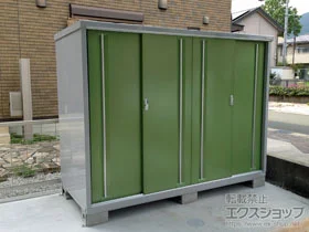 イナバの物置・収納・屋外倉庫 シンプリー 一般型( MJX-219D-LG) 施工例
