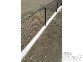 積水樹脂(セキスイ)のフェンス・柵 メッシュフェンス G10-R 施工例