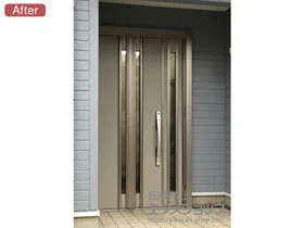 LIXIL リクシル(トステム)の玄関ドア リシェント玄関ドア3 断熱K4仕様 手動 施工例