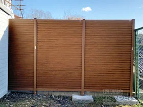 YKKAPのフェンス・柵 ルシアス スクリーンフェンスR02型 間仕切施工 施工例