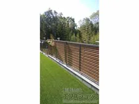LIXIL(リクシル)のフェンス・柵 セレビューフェンスRP3型 自由柱施工 施工例