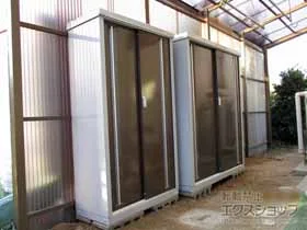 イナバの物置・収納・屋外倉庫 シンプリー 一般型 1320×515×1603 MJX-135D-TB 施工例