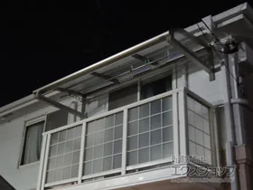 YKKAPのバルコニー屋根 ヴェクターテラス R型 ルーフタイプ 単体 積雪〜20cm対応 施工例