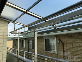 LIXIL(リクシル)のバルコニー屋根 スピーネ R型 屋根タイプ 単体 積雪〜20cm対応 施工例