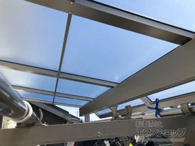 LIXIL(リクシル)のバルコニー屋根 スピーネ R型 1500 屋根タイプ 単体 積雪〜50cm対応 施工例