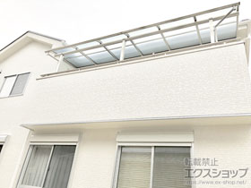 のバルコニー・ベランダ屋根 ヴェクターテラス R型 屋根タイプ 連棟 積雪〜20cm対応 施工例