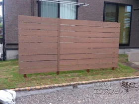 グローベンのフェンス・柵 プラドフェンス ジョイントあり仕様 板9段 隙間　10mm 施工例
