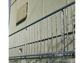 YKKAPのフェンス・柵 ミエッタフェンス 防犯たて格子タイプ 自由柱施工 施工例