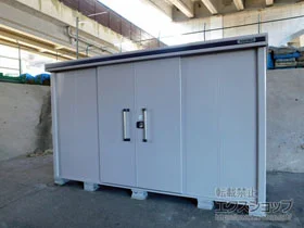 ヨドコウの物置・収納・屋外倉庫 エルモ 一般型 3620×2220×2117 LMD-3622-CB 施工例
