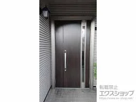 LIXIL リクシル(トステム)の玄関ドア リシェント玄関ドア3 断熱K4仕様 親子仕様(ランマ無)R M78型 ※手動仕様 施工例