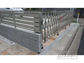 四国化成のフェンス・柵 ニュー・プロメッシュ 1F型 自由支柱 施工例
