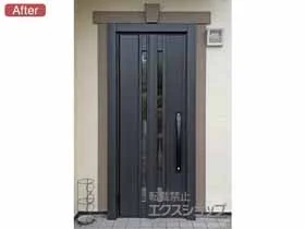 LIXIL リクシル(トステム)の玄関ドア リシェント玄関ドア3 断熱K4仕様 手動 片開き仕様(ランマ無)L G15型 施工例