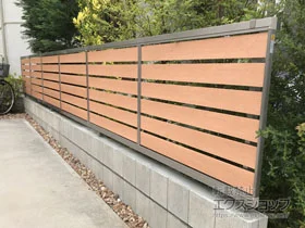 四国化成のフェンス・柵 バリューフェンス 11型　自由支柱 施工例