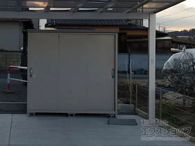 ヨドコウの物置・収納・屋外倉庫 エスモ 一般型 2100×900×1959 ESE-2109A-SS 施工例