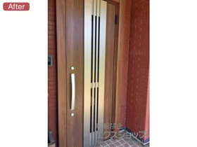 LIXIL リクシル(トステム)の玄関ドア リシェント玄関ドア3 断熱K4仕様 手動 片開き仕様(ランマ無)R M84型 施工例