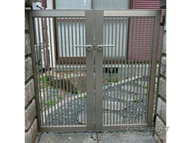 LIXIL リクシル(TOEX)の門扉 開き門扉AB TR2型 両開き 施工例