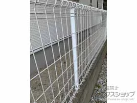 四国化成のフェンス・柵 ニュー・プロメッシュ 1F型 自由支柱タイプ 施工例