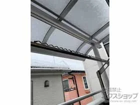 YKKAPのバルコニー屋根 ソラリア R型 屋根タイプ 単体 積雪〜20cm対応 施工例
